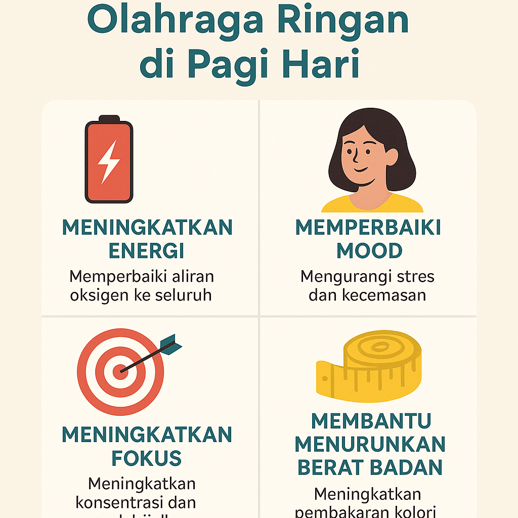 olahraga ringan pagi hari
