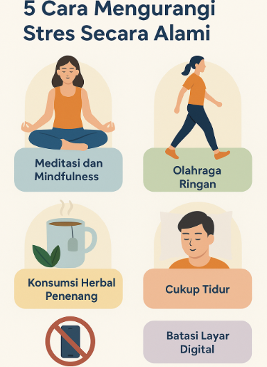 cara mengurangi stres secara alami