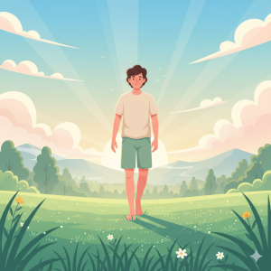 berjalan tanpa alas kaki