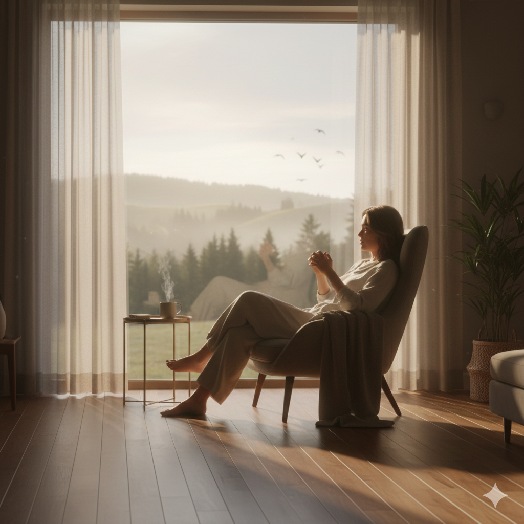 duduk hening 5 menit