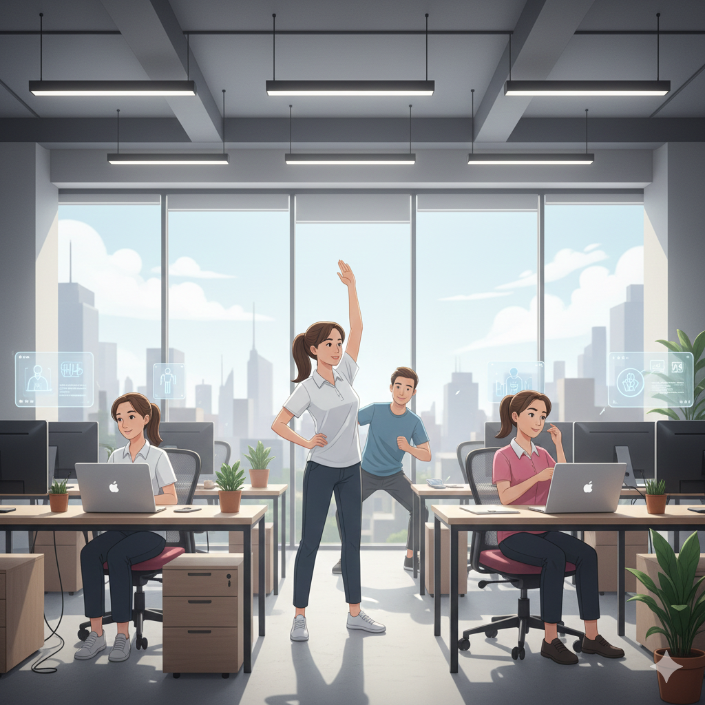 olahraga ringan untuk pekerja kantoran