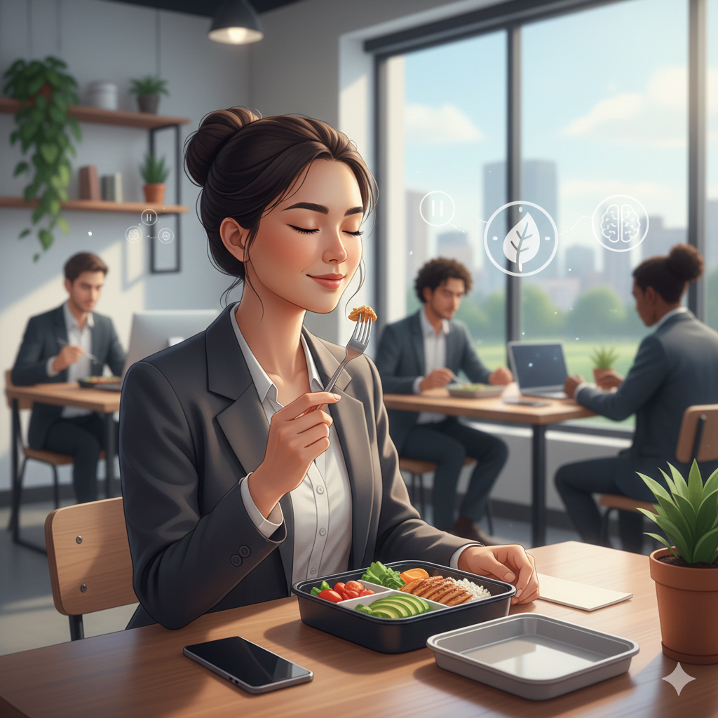 mindful eating untuk pekerja kantoran