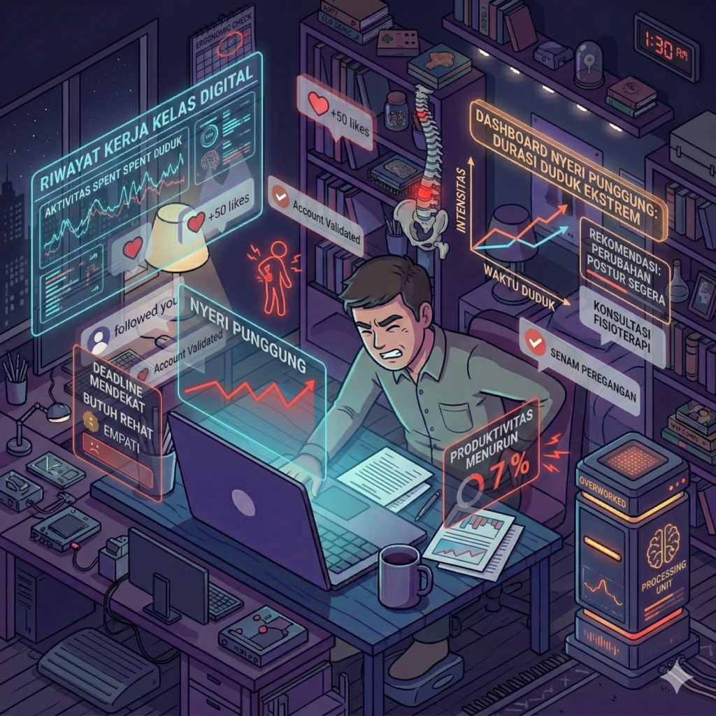 cara mengurangi nyeri punggung pada pekerja kantoran