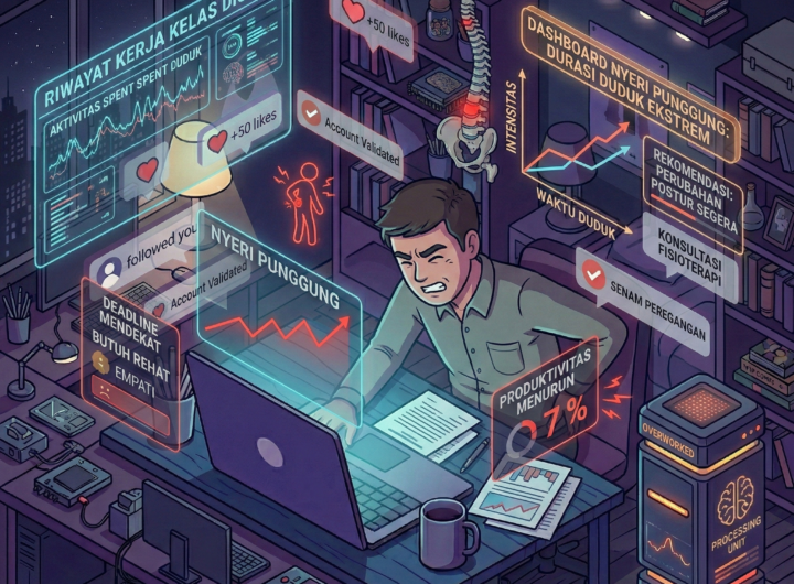 cara mengurangi nyeri punggung pada pekerja kantoran