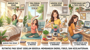 kebiasaan sehat pagi hari untuk produktivitas kerja